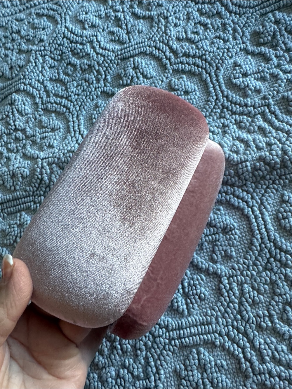 Miu Miu Pink Velvet Eyewear Case - Picture 3 of 4